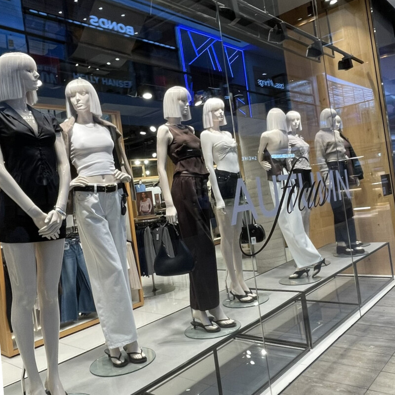 Shop windows cleaned